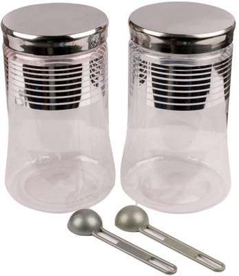 51% OFF on Retro - 850 ml Plastic Food Container Pack of 2, Silver 51% OFF on Retro - 850 ml Plastic Food Container Pack of 2, Silver