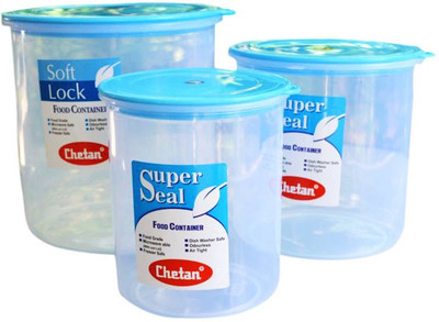 40% OFF on Chetan Super Seal - 2 L, 3 L, 5 L Plastic Food Container Pack of 3, Blue 40% OFF on Chetan Super Seal - 2 L, 3 L, 5 L Plastic Food Container Pack of 3, Blue