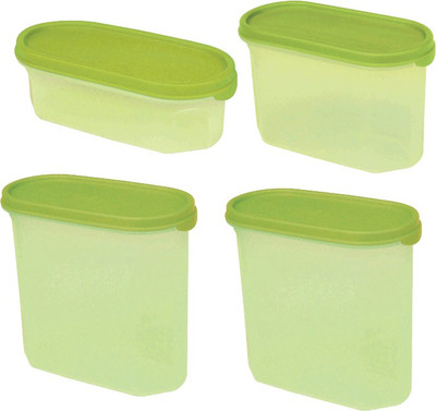 Princeware Click N Seal Modular Store Oval Combo - 6000 ml Plastic Food Container Pack of 4, Multicolor Princeware Click N Seal Modular Store Oval Combo - 6000 ml Plastic Food Container Pack of 4, Multicolor