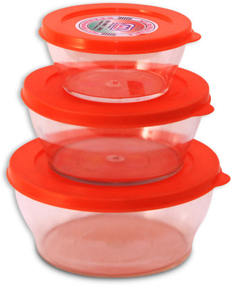 35% OFF on Mahaware - 300 ml, 600 ml, 1000 ml Plastic Food Container Pack of 3, Red, Clear 35% OFF on Mahaware - 300 ml, 600 ml, 1000 ml Plastic Food Container Pack of 3, Red, Clear