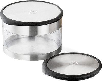 JVL Black Cryastal - 1350 ml Plastic, Stainless Steel Food Container Steel JVL Black Cryastal - 1350 ml Plastic, Stainless Steel Food Container Steel