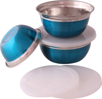 70% OFF on Bravohomez - 3100 ml Stainless Steel Food Container Pack of 3, Blue 70% OFF on Bravohomez - 3100 ml Stainless Steel Food Container Pack of 3, Blue