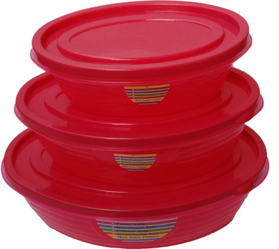 10% OFF on Efficia - 1500 ml, 800 ml, 500 ml Plastic Food Container Pack of 3, Pink 10% OFF on Efficia - 1500 ml, 800 ml, 500 ml Plastic Food Container Pack of 3, Pink