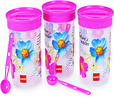 Cello Festive - D Container 3 Pcs - 1500 ml Plastic Food Container Pack of 3, Pink Cello Festive - D Container 3 Pcs - 1500 ml Plastic Food Container Pack of 3, Pink