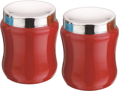 56% OFF on Aagam - 1350 ml Stainless Steel Food Container Pack of 2, Red 56% OFF on Aagam - 1350 ml Stainless Steel Food Container Pack of 2, Red