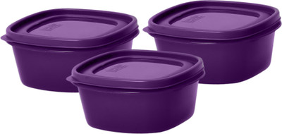 2% OFF on K2K Stackwel Coloured 3pcs Set - 475 ml Plastic Food Container Pack of 3, Purple