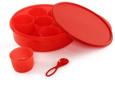 Tupperware Spice It - 1000 ml Plastic Food Container Red Tupperware Spice It - 1000 ml Plastic Food Container Red