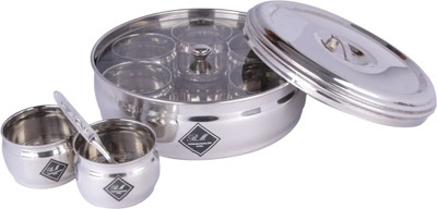 16% OFF on BM Stainless steel masala box - 2500 ml Stainless Steel, Plastic Food Container Steel 16% OFF on BM Stainless steel masala box - 2500 ml Stainless Steel, Plastic Food Container Steel