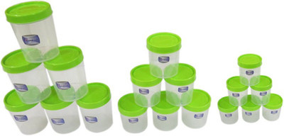 4% OFF on Hanbao Kohinoor 0,1,2 - 500 ml, 300 ml, 100 ml Plastic Food Container Pack of 18, Clear, Green 4% OFF on Hanbao Kohinoor 0,1,2 - 500 ml, 300 ml, 100 ml Plastic Food Container Pack of 18, Clear, Green