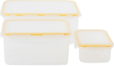 70% OFF on Chrome Clip and Lock - 450, 1200, 2200 Plastic Food Container Pack of 3, Clear, Yellow 70% OFF on Chrome Clip and Lock - 450, 1200, 2200 Plastic Food Container Pack of 3, Clear, Yellow