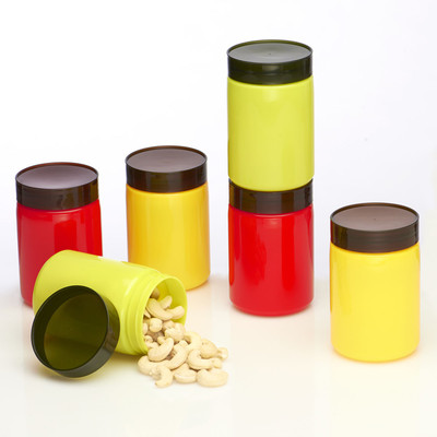 12% OFF on Steelo - 500 ml Plastic Food Container Pack of 6, Red, Yellow, Green 12% OFF on Steelo - 500 ml Plastic Food Container Pack of 6, Red, Yellow, Green