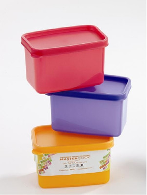 7% OFF on MasterCook Keeper - 250 ml Plastic Food Container Pack of 3, Multicolor 7% OFF on MasterCook Keeper - 250 ml Plastic Food Container Pack of 3, Multicolor