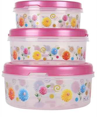 69% OFF on Zolo Pikaso Floral Pattern - 1500, 2500, 4000 Plastic Food Container Pack of 3, Pink 69% OFF on Zolo Pikaso Floral Pattern - 1500, 2500, 4000 Plastic Food Container Pack of 3, Pink