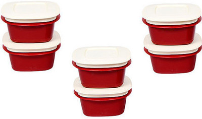 32% OFF on Cutting Edge - 600 ml Plastic Food Container Pack of 6, Red 32% OFF on Cutting Edge - 600 ml Plastic Food Container Pack of 6, Red