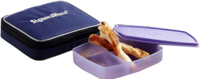 6% OFF on Signoraware Slim Lunch Box Small With Bag - 340 ml Plastic Food Container Blue 6% OFF on Signoraware Slim Lunch Box Small With Bag - 340 ml Plastic Food Container Blue