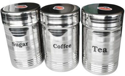 17% OFF on Duiken - 3000 ml Stainless Steel Milk Powder Container Pack of 3, Silver 17% OFF on Duiken - 3000 ml Stainless Steel Milk Powder Container Pack of 3, Silver