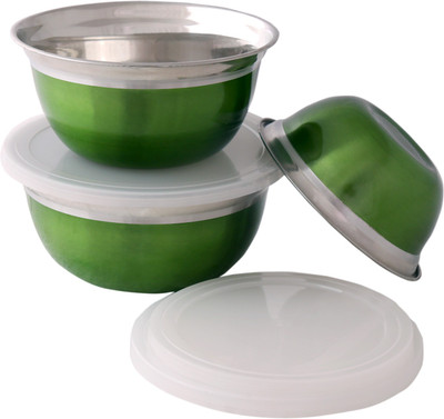 70% OFF on Bravohomez - 3100 ml Stainless Steel Food Container Pack of 3, Green 70% OFF on Bravohomez - 3100 ml Stainless Steel Food Container Pack of 3, Green
