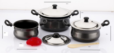 60% OFF on Mahavir Induction Base Non Stick Cook N Serve Set Cookware Set 60% OFF on Mahavir Induction Base Non Stick Cook N Serve Set Cookware Set