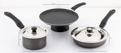 54% OFF on Mahavir Induction Cookware Set Cookware Set 54% OFF on Mahavir Induction Cookware Set Cookware Set