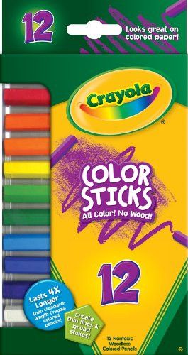 Crayola Hexagonal Shaped Plastic Crayons