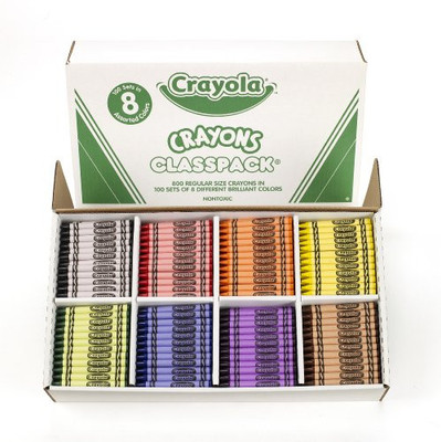 Crayola Round Shaped Wax Crayons
