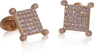 72% OFF on Infinity Brass Cufflink Black