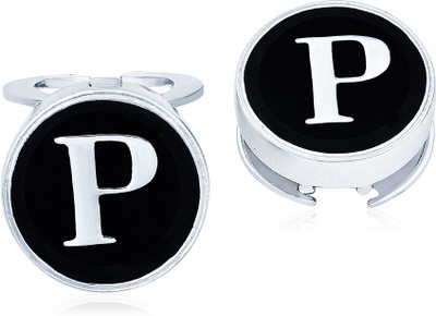 40% OFF on Navvya Alphabet Silver Cufflink Set White 40% OFF on Navvya Alphabet Silver Cufflink Set White