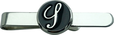 65% OFF on Jinno Alphabet S Enamel Silver Tie Pin Silver