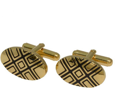 62% OFF on Topen Oval Brass Cufflink Gold 62% OFF on Topen Oval Brass Cufflink Gold