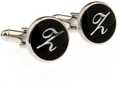 50% OFF on Leaf Jewel Alloy Cufflink Silver