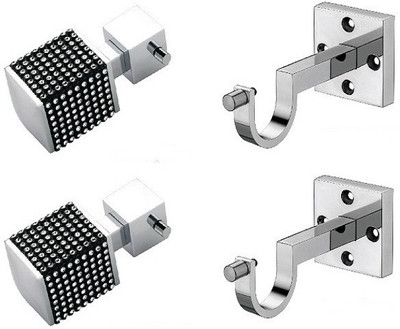 Door Match Black Curtain Poles