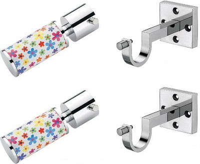 Door Match White Curtain Poles