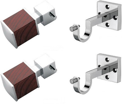 Door Match Red Curtain Poles