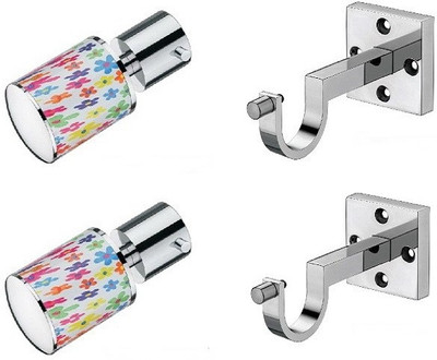 Door Match White Curtain Poles