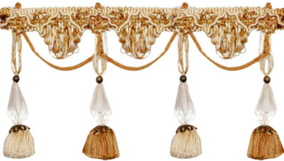 50% OFF on Tophome.in Beige, Gold Trimming