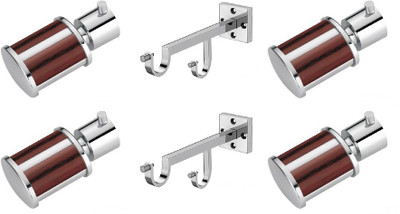 Door Match Red Curtain Poles