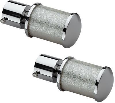 50% OFF on Starz Decor White, Silver Rod Rail Bracket