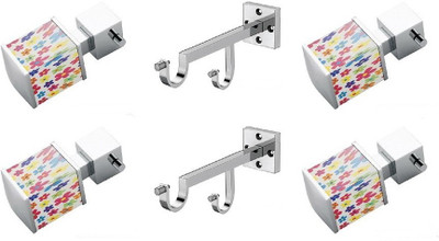 Door Match White Curtain Poles