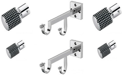 Door Match Black Curtain Poles