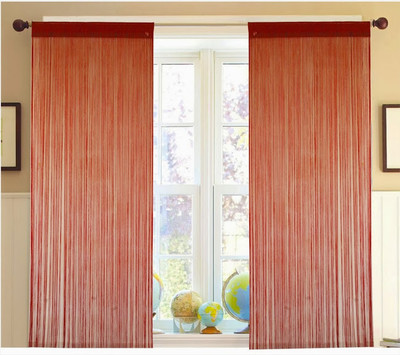 45% OFF on Dekor World Polyester Red Floral Eyelet Curtain 45% OFF on Dekor World Polyester Red Floral Eyelet Curtain