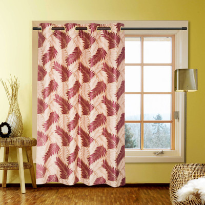 55% OFF on Kings Polycotton Purple Self Design Eyelet Curtain 55% OFF on Kings Polycotton Purple Self Design Eyelet Curtain