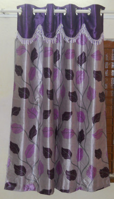69% OFF on Divya D������������������cor Polyester Multicolor Printed Tab Top Curtain