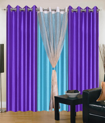 66% OFF on HomeZaara Polyester Multicolor Geometric Eyelet Curtain 66% OFF on HomeZaara Polyester Multicolor Geometric Eyelet Curtain