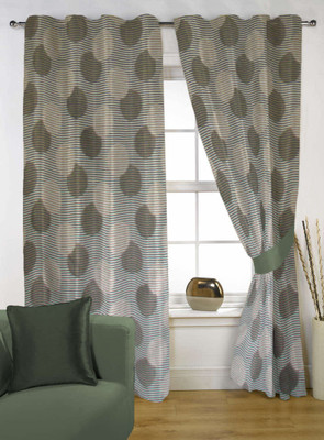 60% OFF on Delight Polycotton Multicolor Polka Eyelet Curtain 60% OFF on Delight Polycotton Multicolor Polka Eyelet Curtain