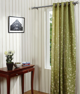 4% OFF on @HOME Polyester Green Door Curtain 228.6 cm in Height