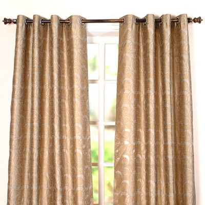56% OFF on Deco Window Polyester Grey Striped Eyelet Curtain 56% OFF on Deco Window Polyester Grey Striped Eyelet Curtain