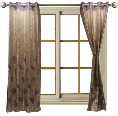 60% OFF on Furnishing Centre Polyester Purple Floral Eyelet Curtain 60% OFF on Furnishing Centre Polyester Purple Floral Eyelet Curtain