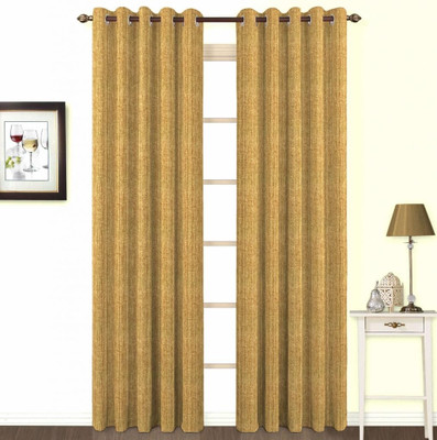Skipper Polyester, Viscose Brown Self Design Eyelet Curtain Skipper Polyester, Viscose Brown Self Design Eyelet Curtain