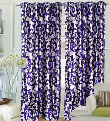 60% OFF on Hargunz Polyester Purple Self Design Eyelet Curtain 60% OFF on Hargunz Polyester Purple Self Design Eyelet Curtain