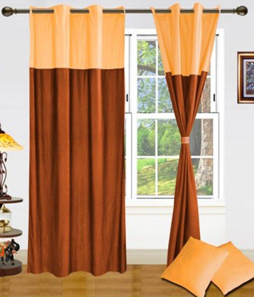 62% OFF on Shopgrab Polyester Brown, Beige Printed Eyelet Curtain 62% OFF on Shopgrab Polyester Brown, Beige Printed Eyelet Curtain